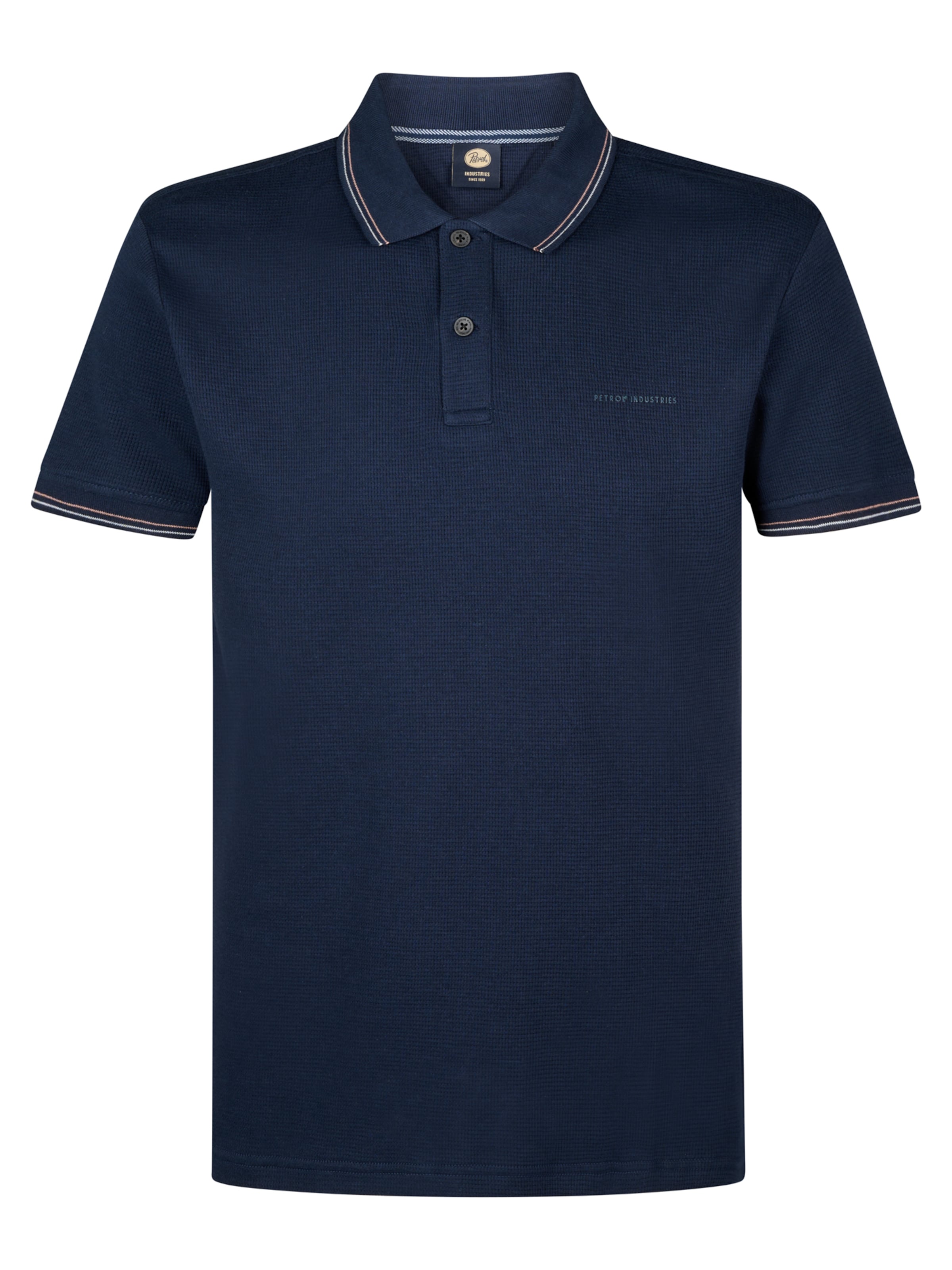 Petrol Industries Shirt 'Aqua' in Blue: front