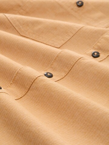 TOM TAILOR Rovný strih Košeľa - Hnedá