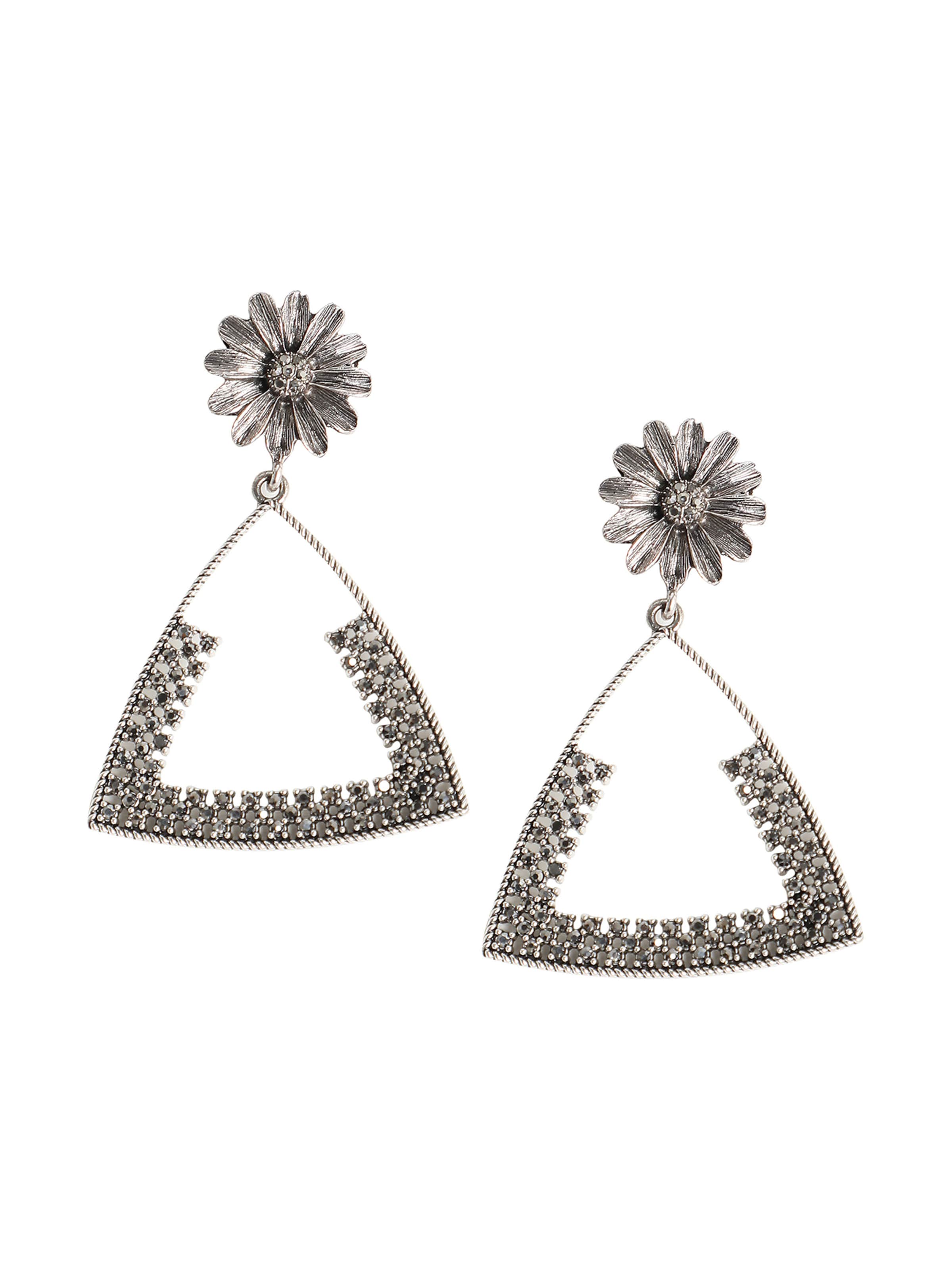 SOHI Uhani 'Kathryn' | srebrna barva, Prikaz izdelka