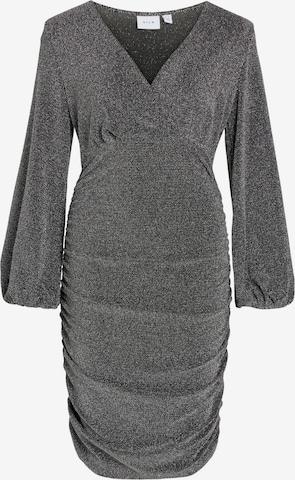 VILA Kleid 'CARO' in Silber: predná strana