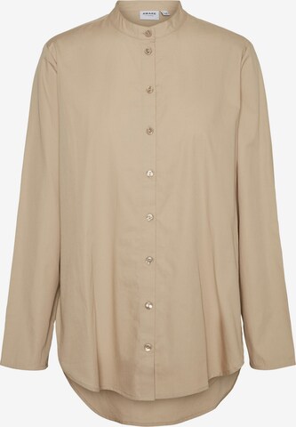 Aware Blouse 'Damia' in Brown: front