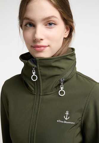 Cappotto funzionale di DreiMaster Maritim in verde