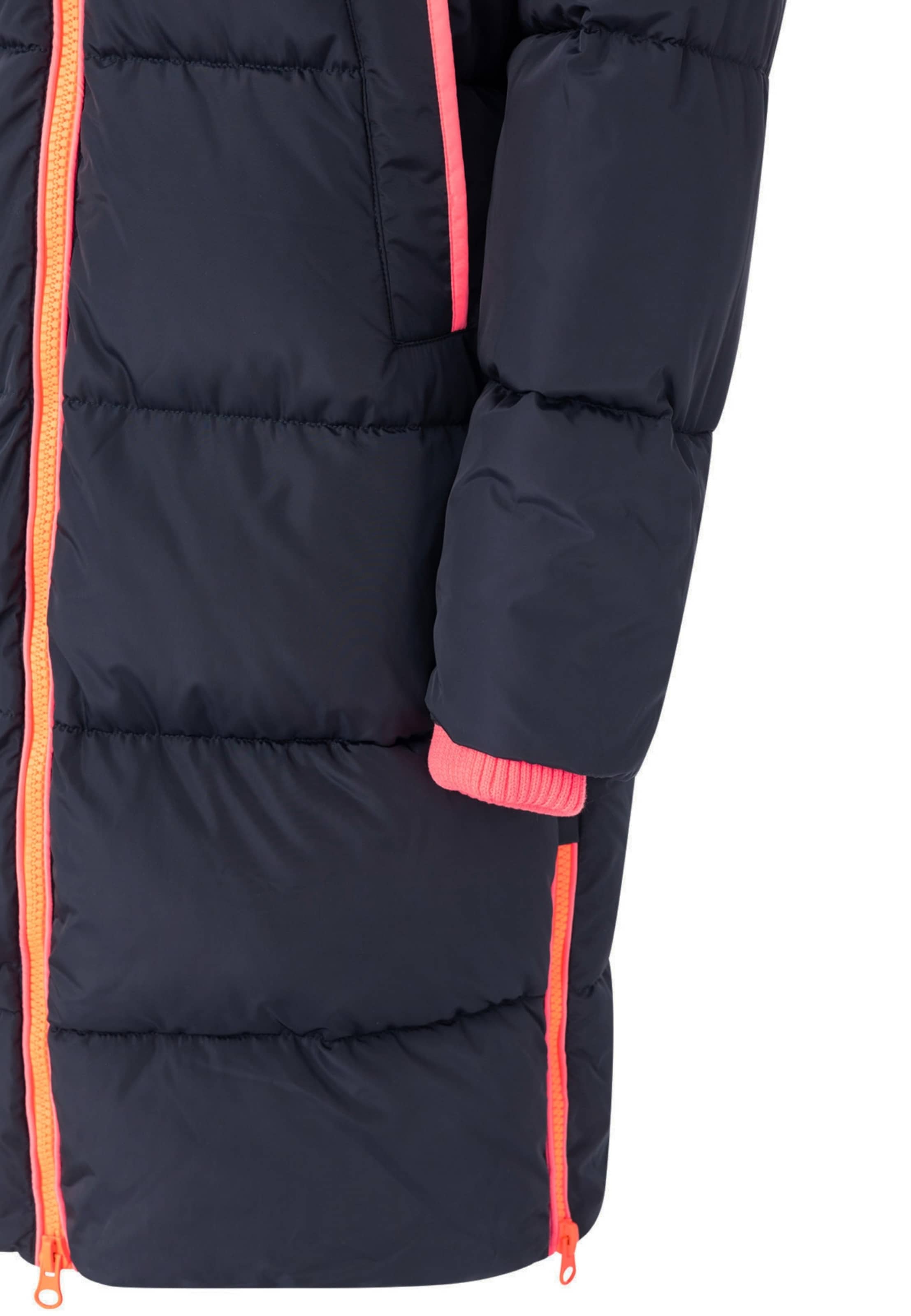 Zwillingsherz Winter coat in Blue: side
