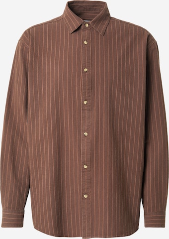 TOPMANRegular Fit Košulja - smeđa boja: prednji dio