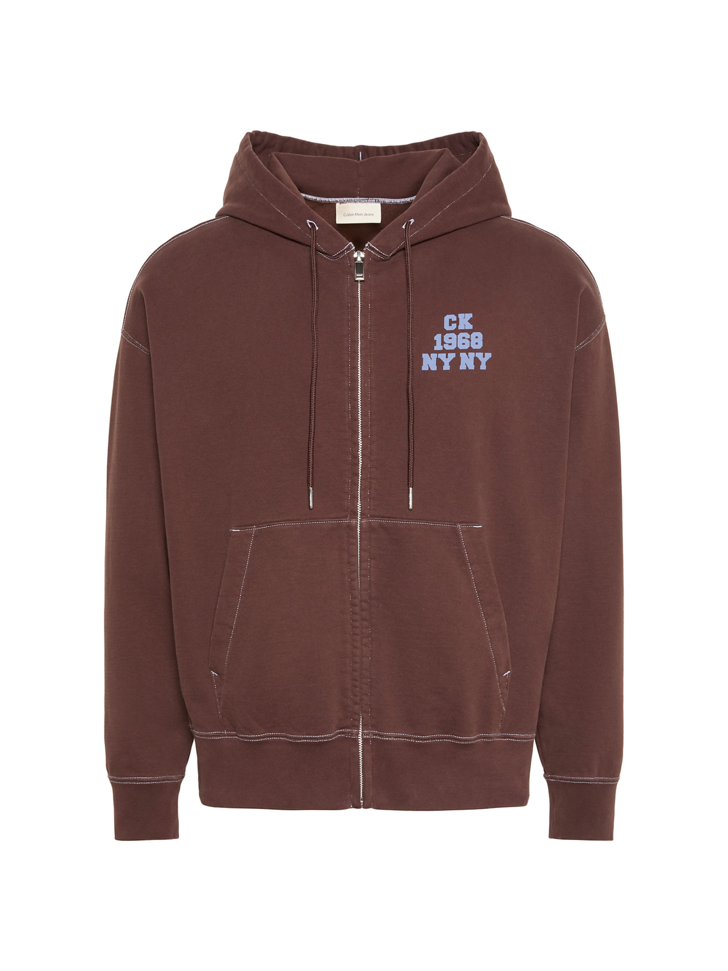 Calvin Klein Jeans Sweatshirt in Brown: front