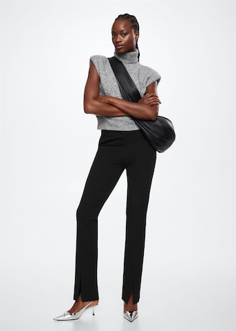 MANGO Regular Pleated Pants 'Anne' in Black