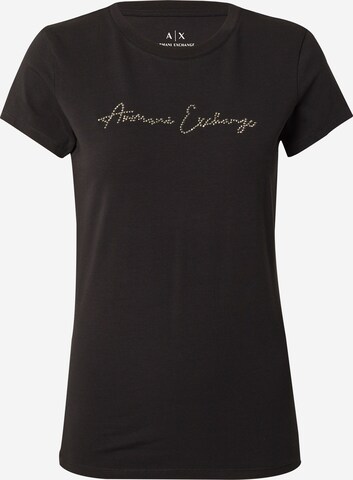 ARMANI EXCHANGE T-shirt i blå: framsida