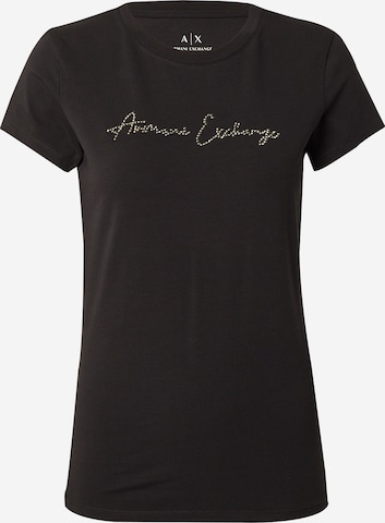 ARMANI EXCHANGE - Camiseta en azul: frente