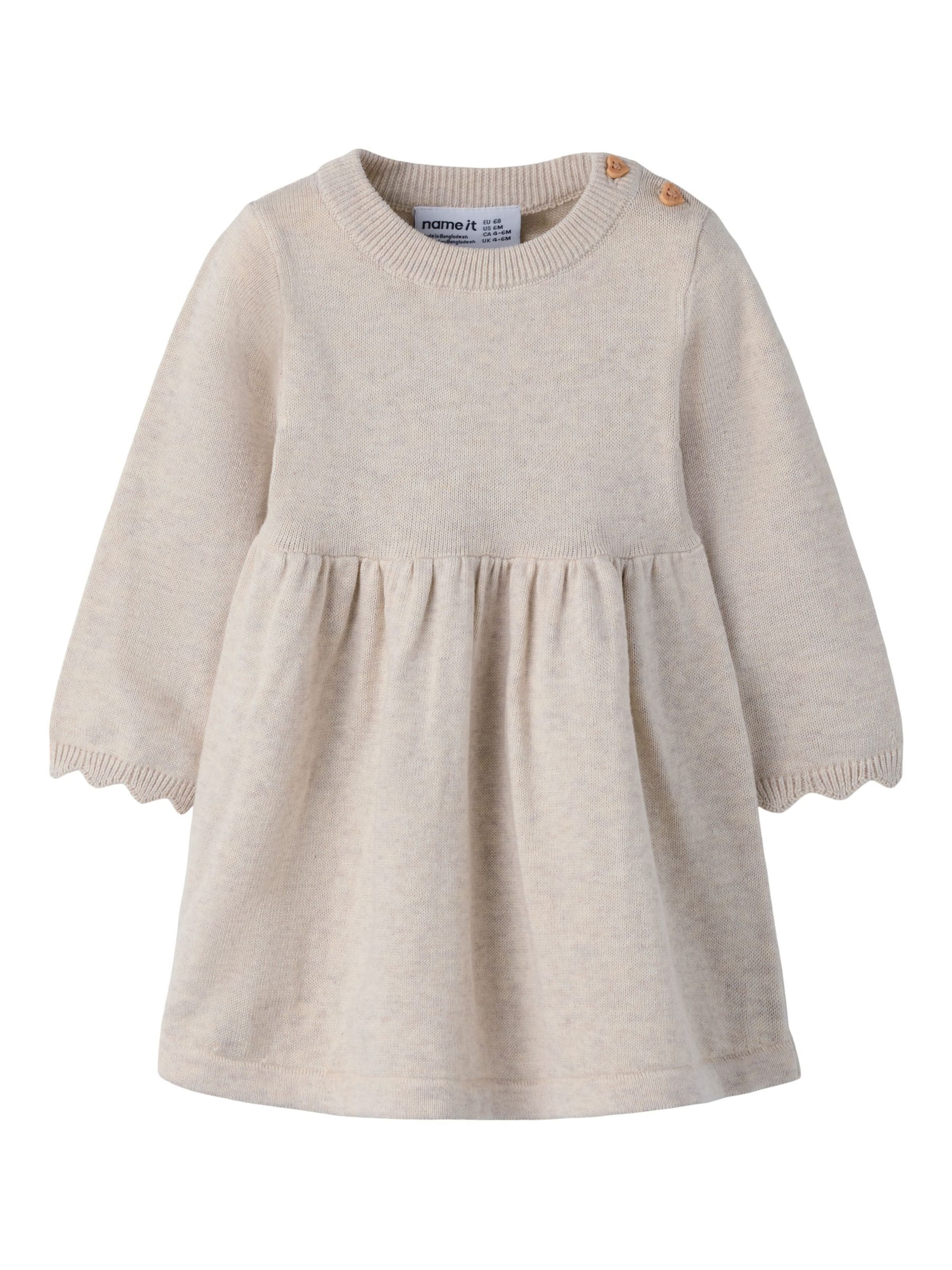 NAME IT Dress in Beige: front
