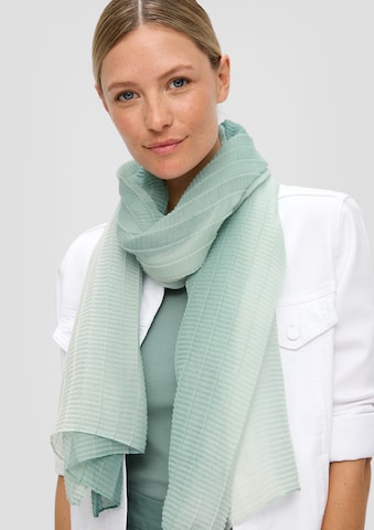 s.Oliver Scarf in Green: back