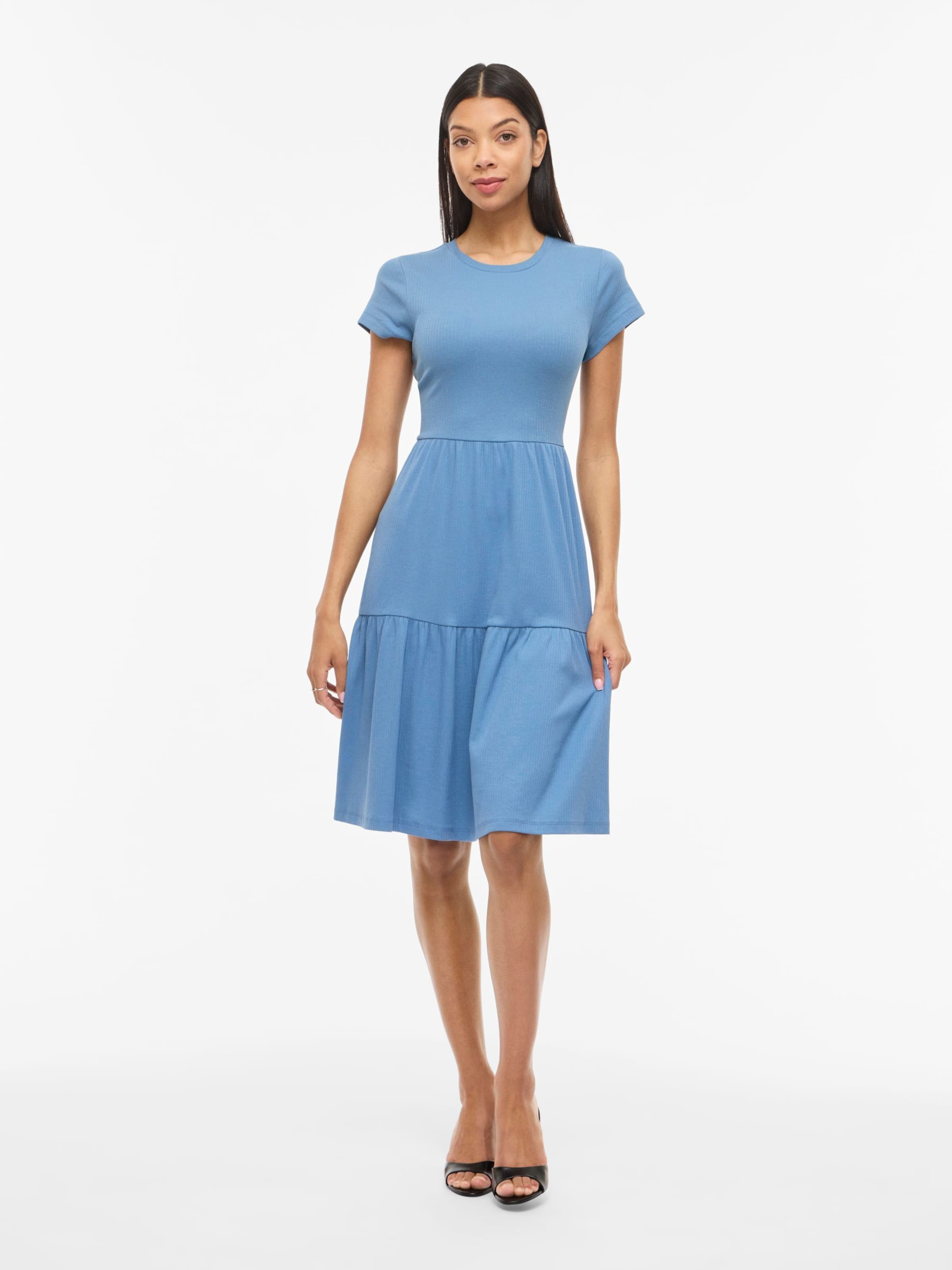 Robe 'Vihollie' VILA en bleu : devant