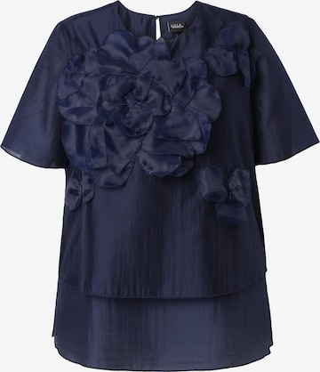 Ulla Popken Bluse in Blau: Vorderseite