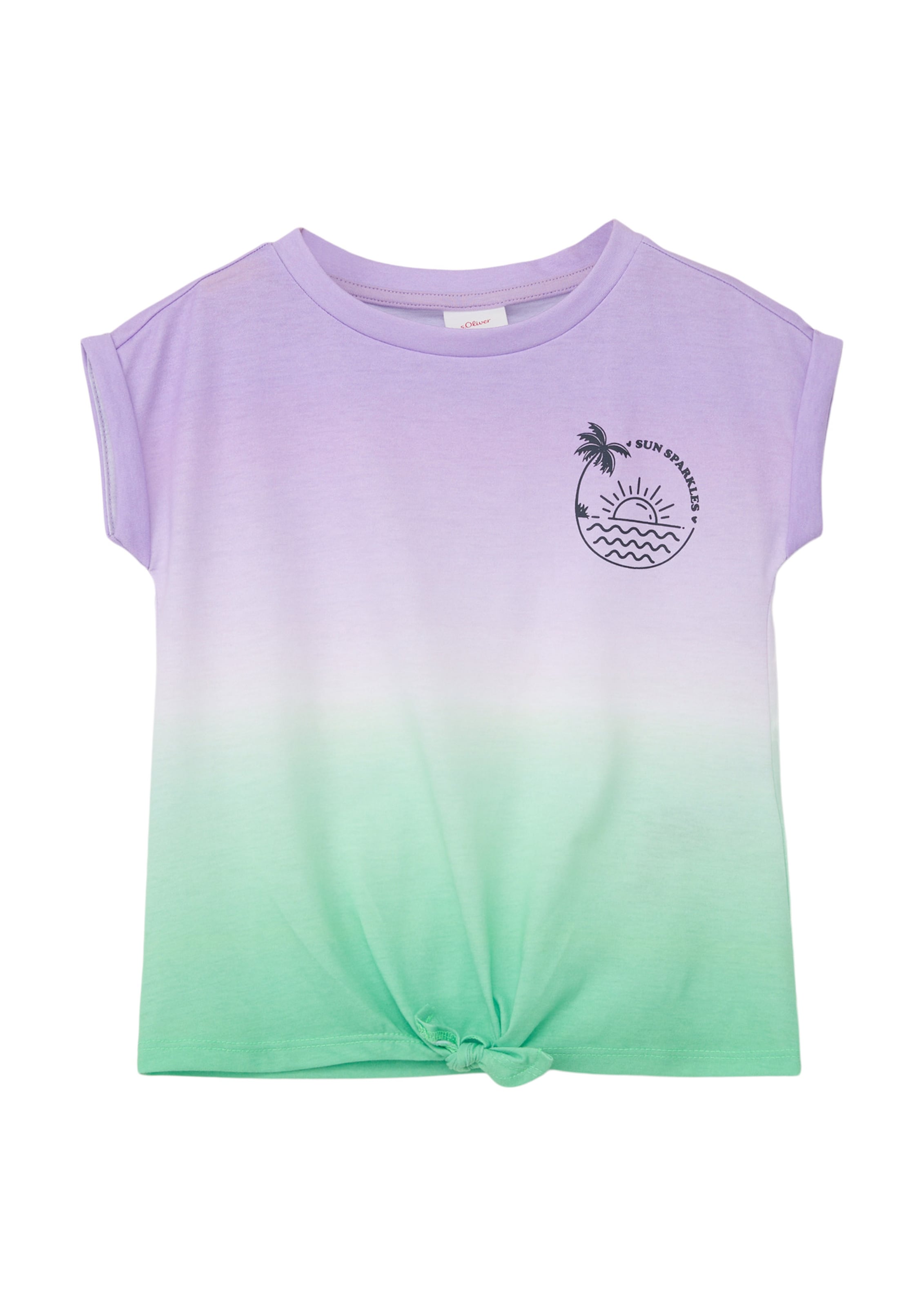 T-Shirt s.Oliver en vert : devant