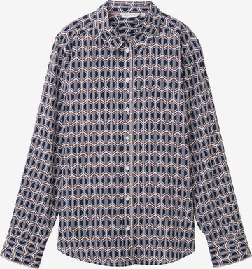 TOM TAILOR Blouse in Blauw: voorkant