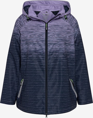 Ulla Popken Performance Jacket in Purple: front