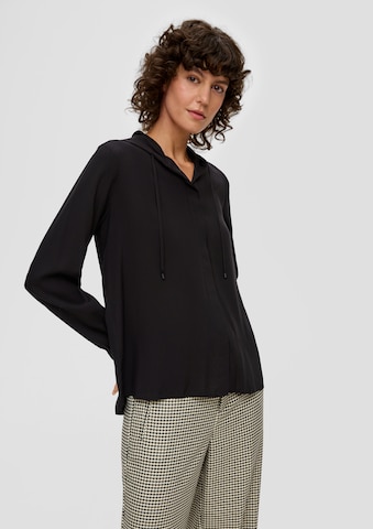 Camicia da donna di s.Oliver in nero: frontale