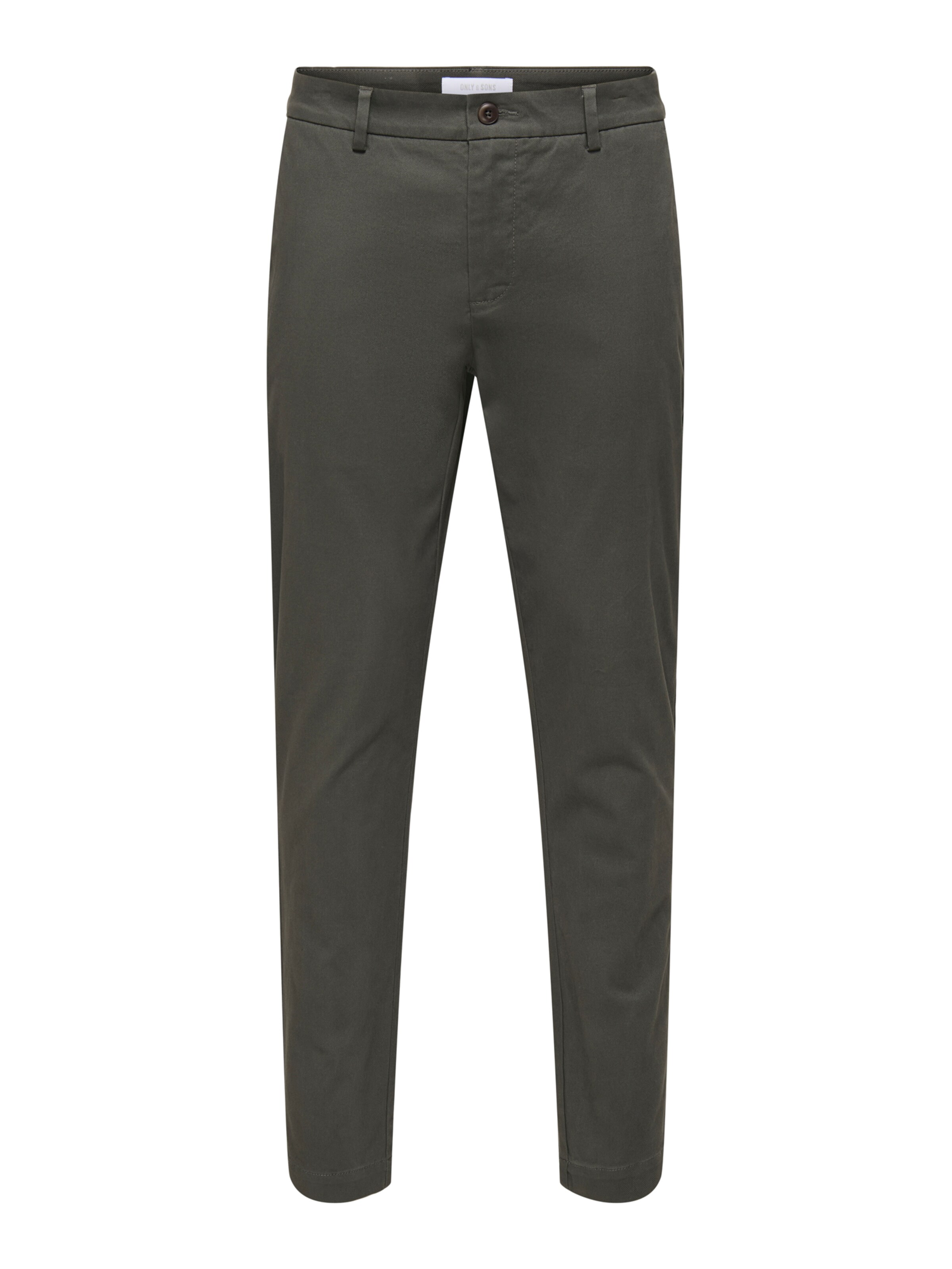 Only & Sons - Slimfit Pantalón chino 'ONSLOOM' en gris: frente