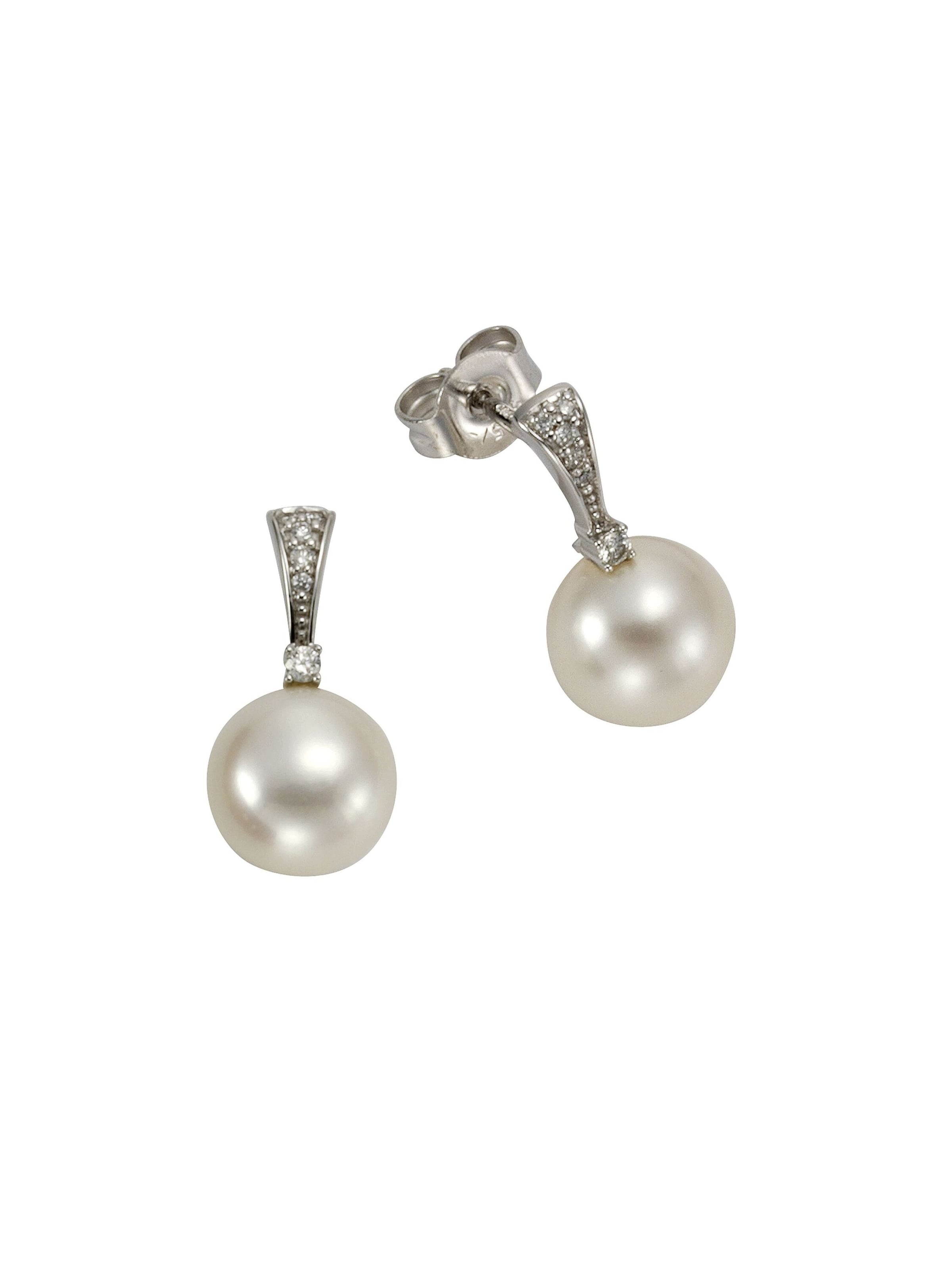 Orolino Earrings in Silver: front