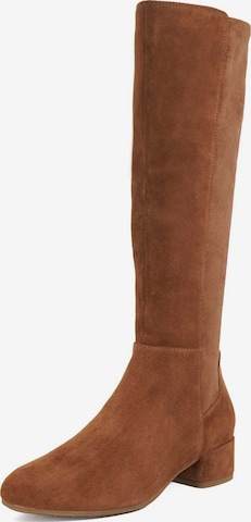 Bottes 'Tayla' Dune LONDON en marron : devant