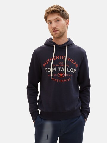 TOM TAILOR Sweatshirt i blå