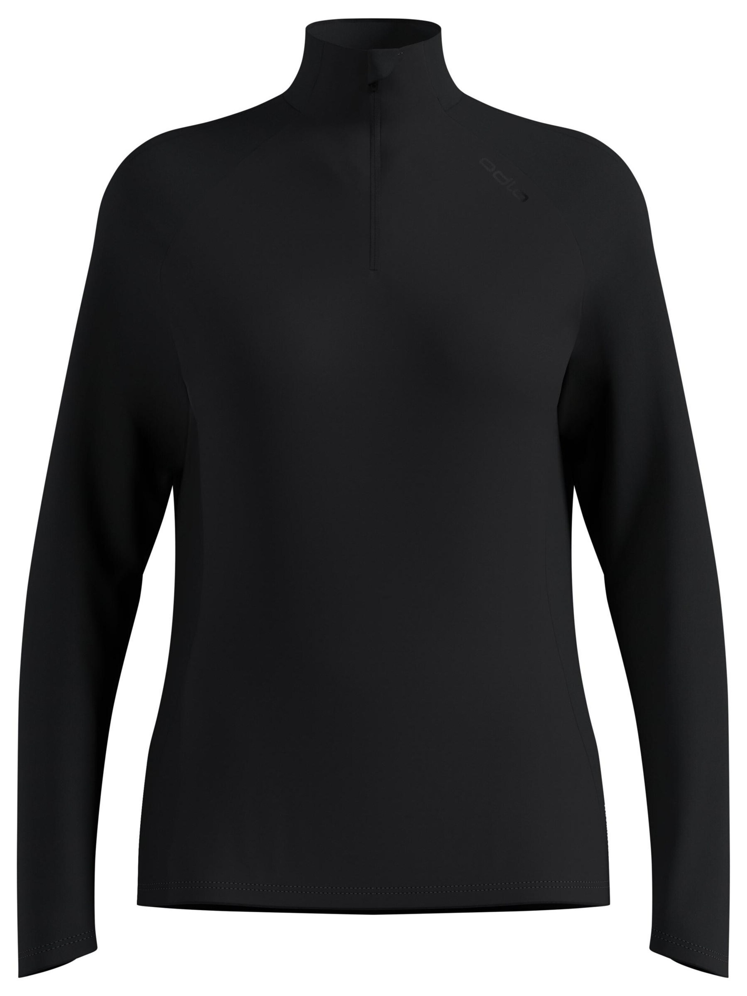 Sweat de sport 'ESSENTIAL CERAMIWARM' ODLO en noir : devant