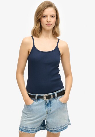 Haut 'Essentials' Superdry en bleu : devant