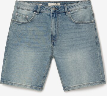 Pull&Bear Slimfit Shorts in Blau: predná strana