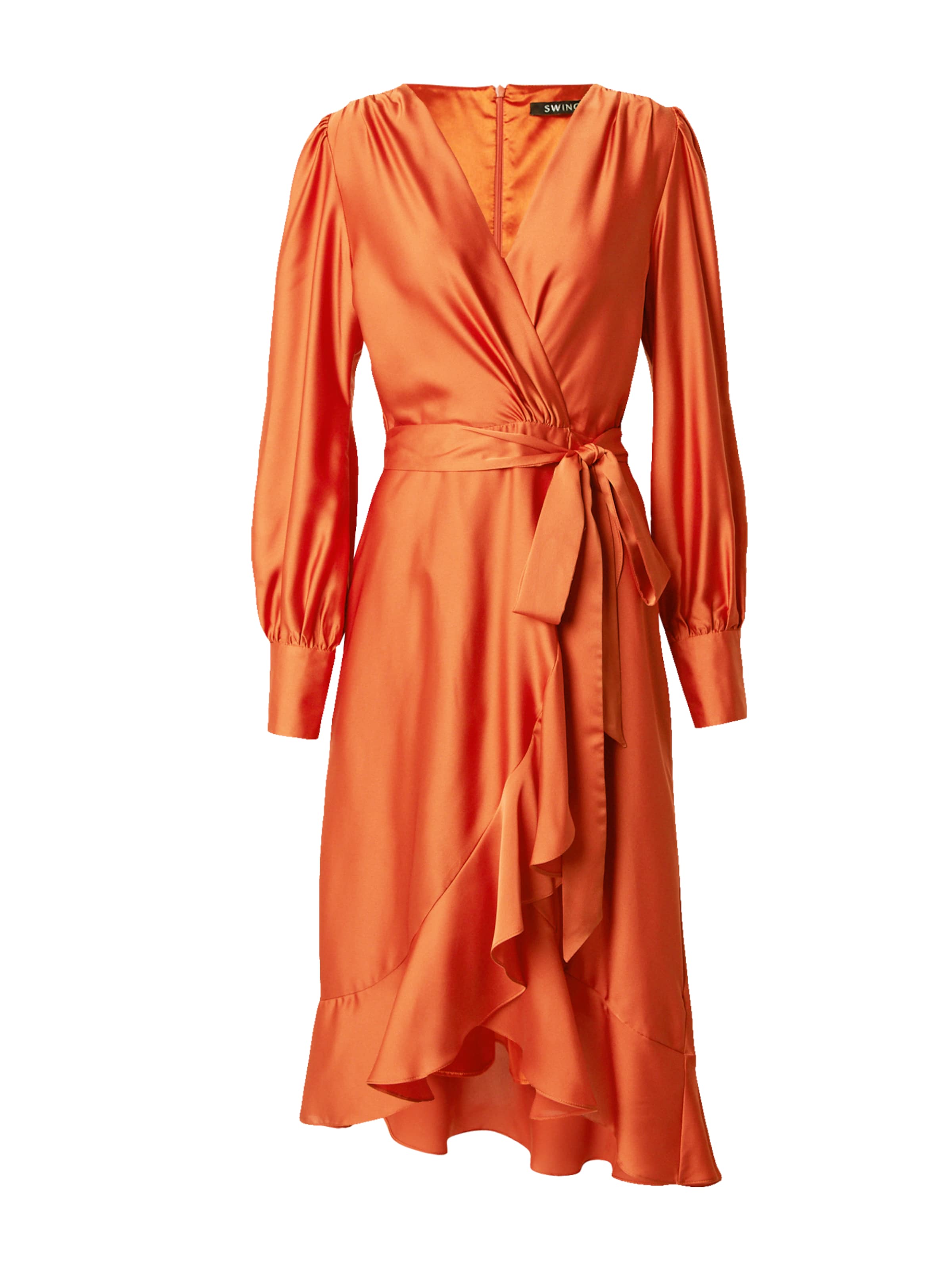 SWING - Vestido en naranja: frente