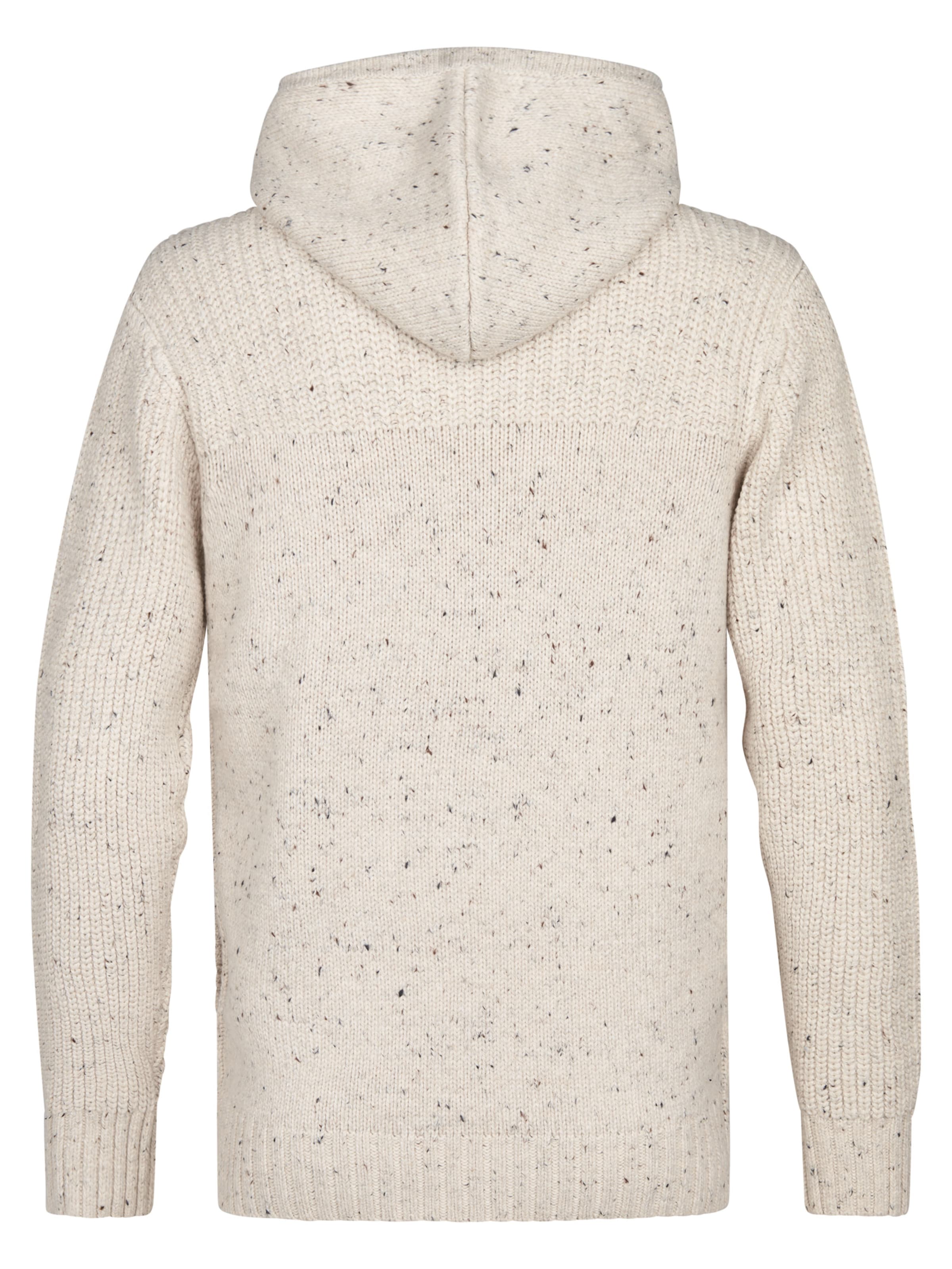 Petrol Industries Knit Cardigan in Beige