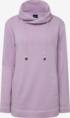 LAURASØN Sweatshirt in Purple: front