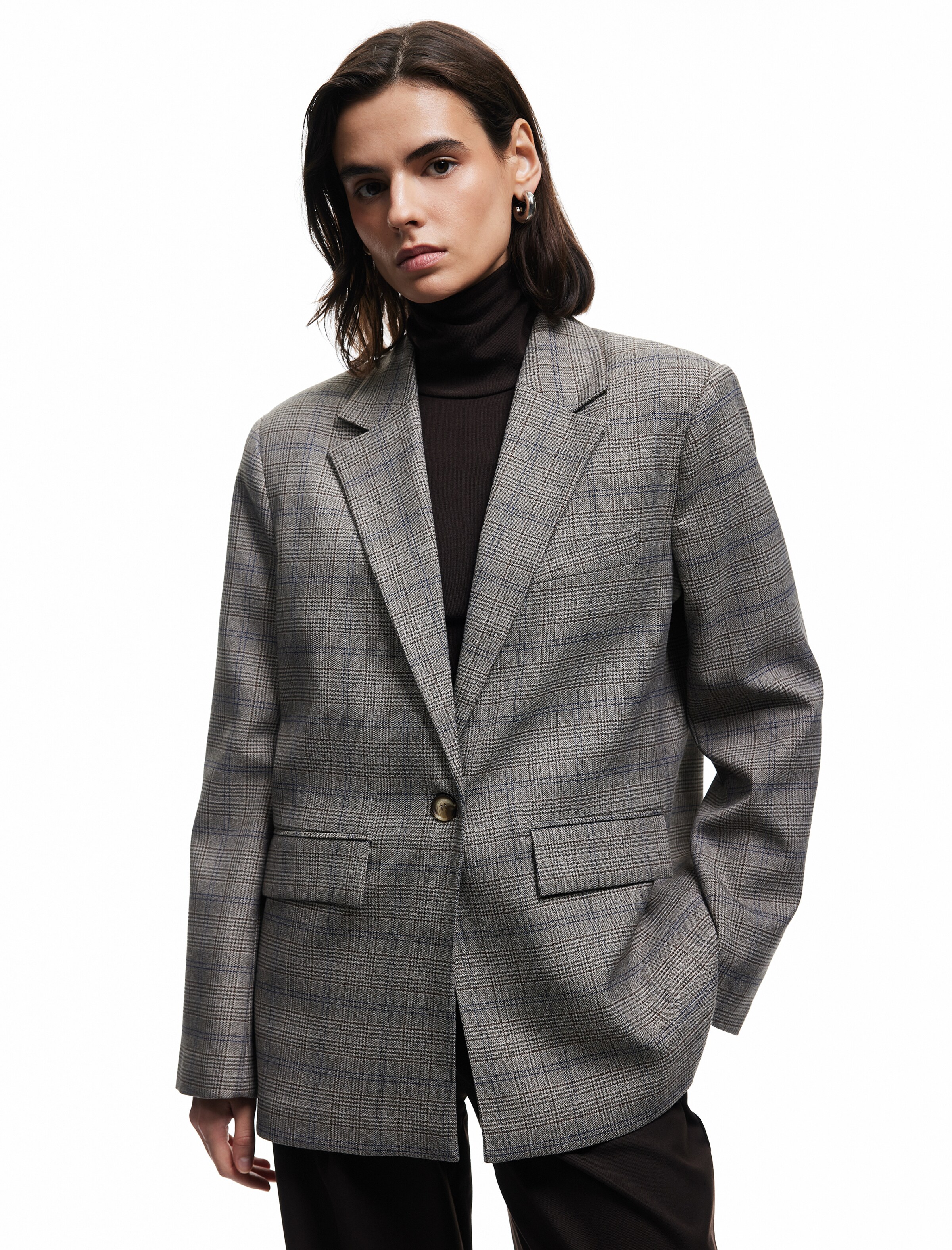 Koton Blazer 'Jacksacken' in Grey: front