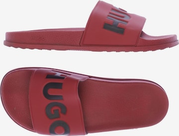 HUGO Red Sandals & Slippers in 39 in Red: front