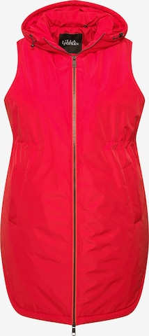 Gilet Ulla Popken en rouge : devant