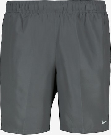 Nike Swim Athletic Swim Trunks in Grey: front