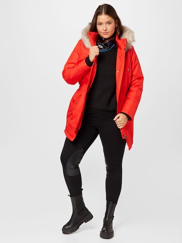 ONLY Carmakoma Winter parka 'IRENA' in Red