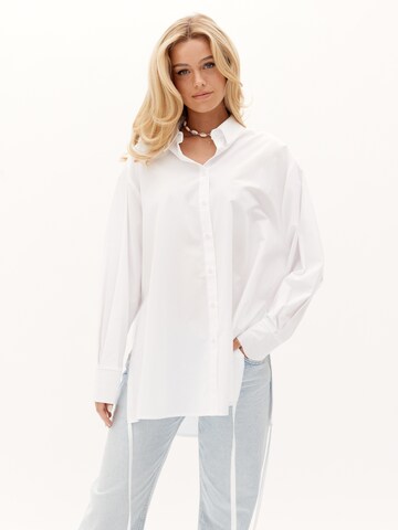 Camicia da donna 'Emma' di millane in bianco: frontale