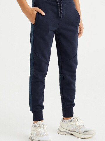 WE Fashion Tapered Hose in Blau