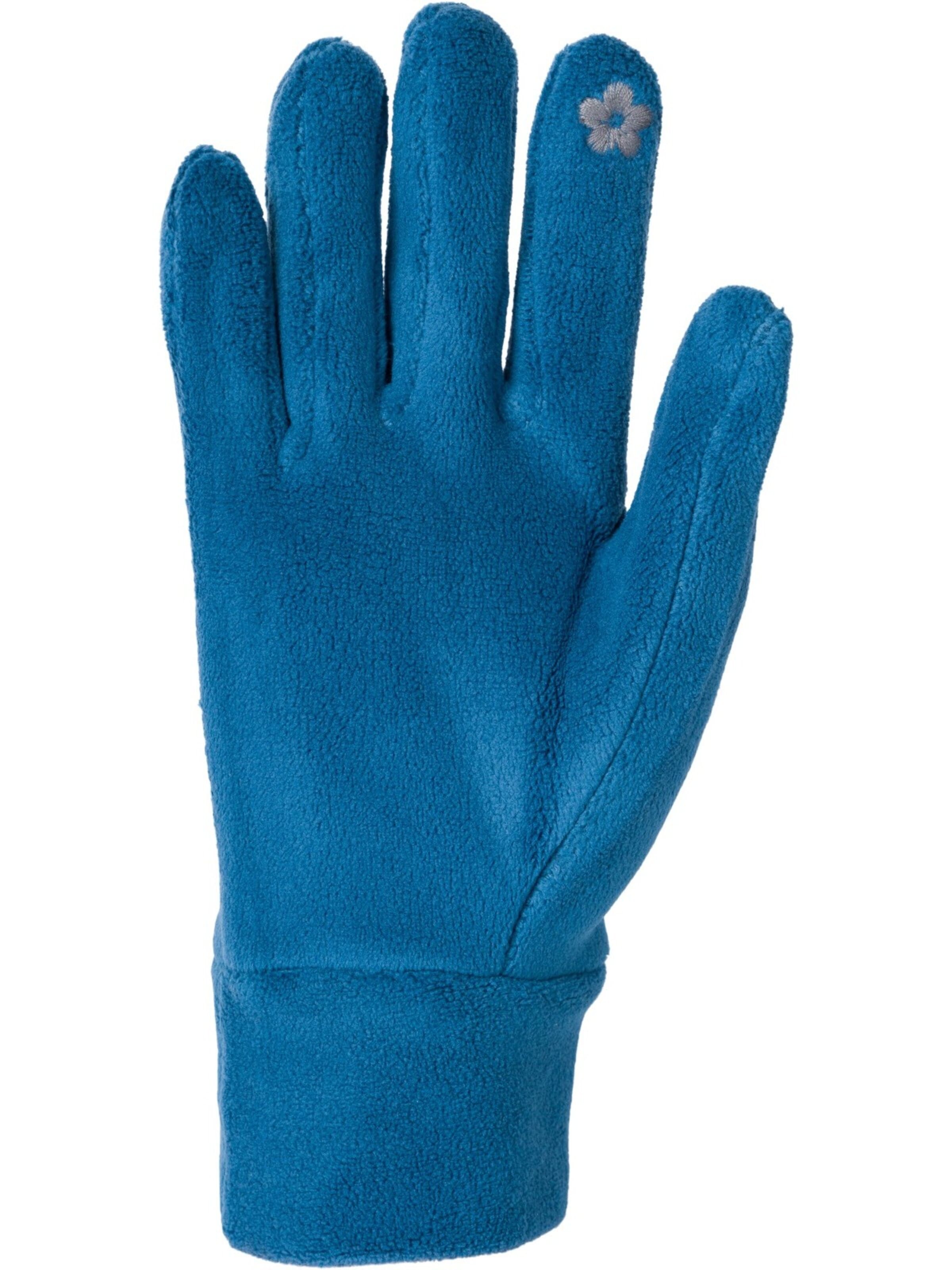 styleBREAKER Fingerhandschuhe 'Einfarbige Touchscreen Fleece Handschuhe'‌‌ in Grün