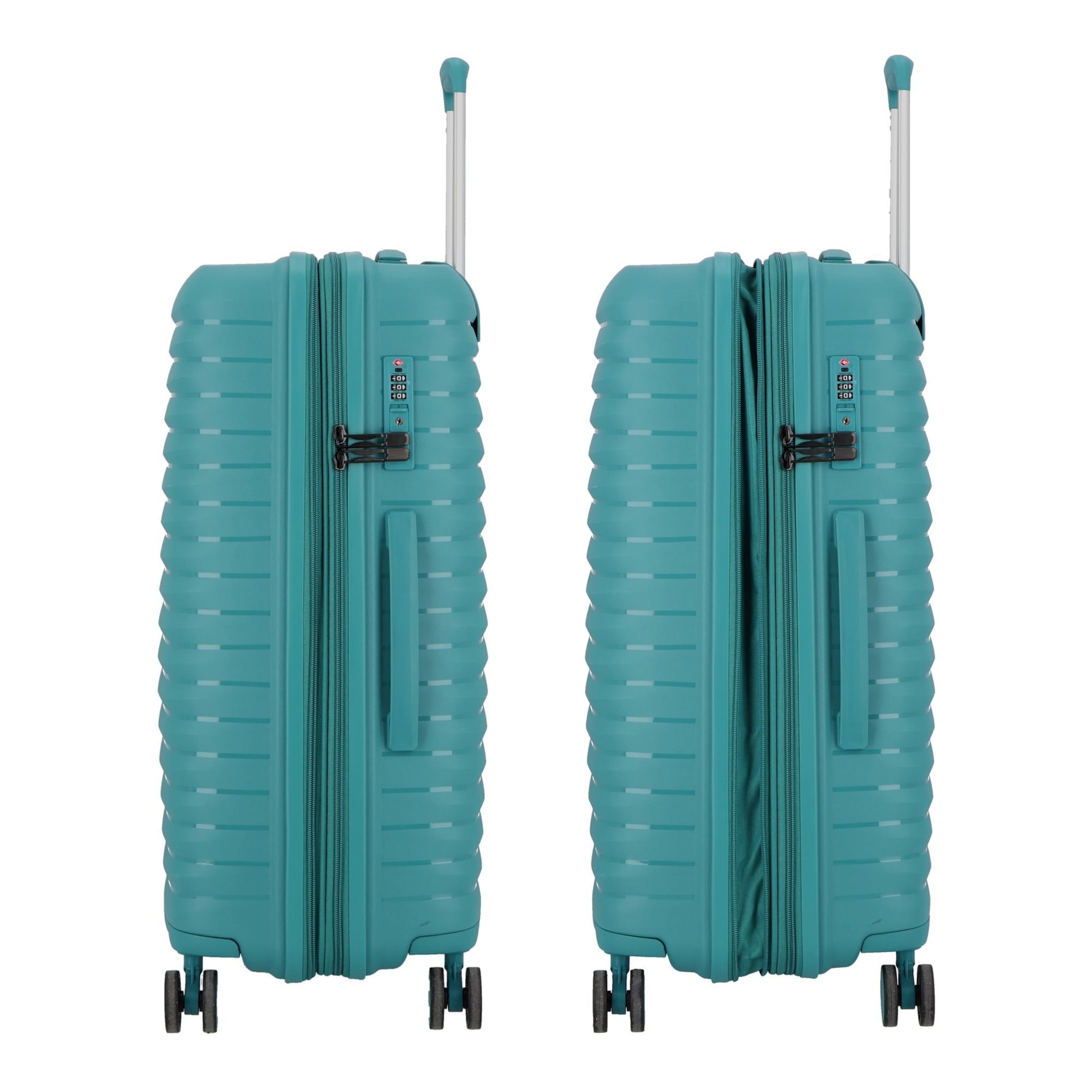 D&N Suitcase set 'Travel Line 4500' in Green
