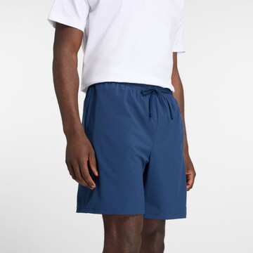 Regular Pantalon de sport 'Essential 7' new balance en bleu : devant