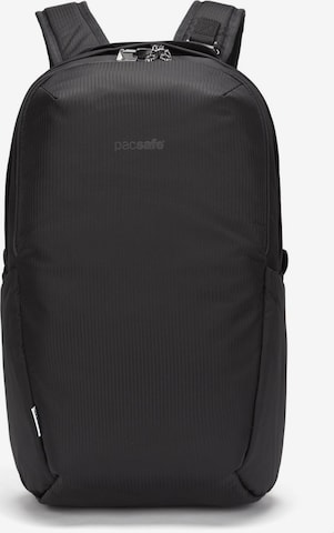 Pacsafe Backpack 'Vibe  Econyl' in Black: front