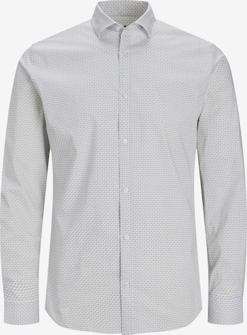 JACK & JONES Regular fit Button Up Shirt 'Blackpool' in Grey: front