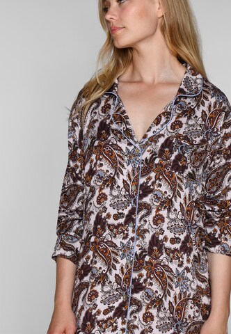 Camicia da notte 'Josephine' di CC DK in marrone: frontale