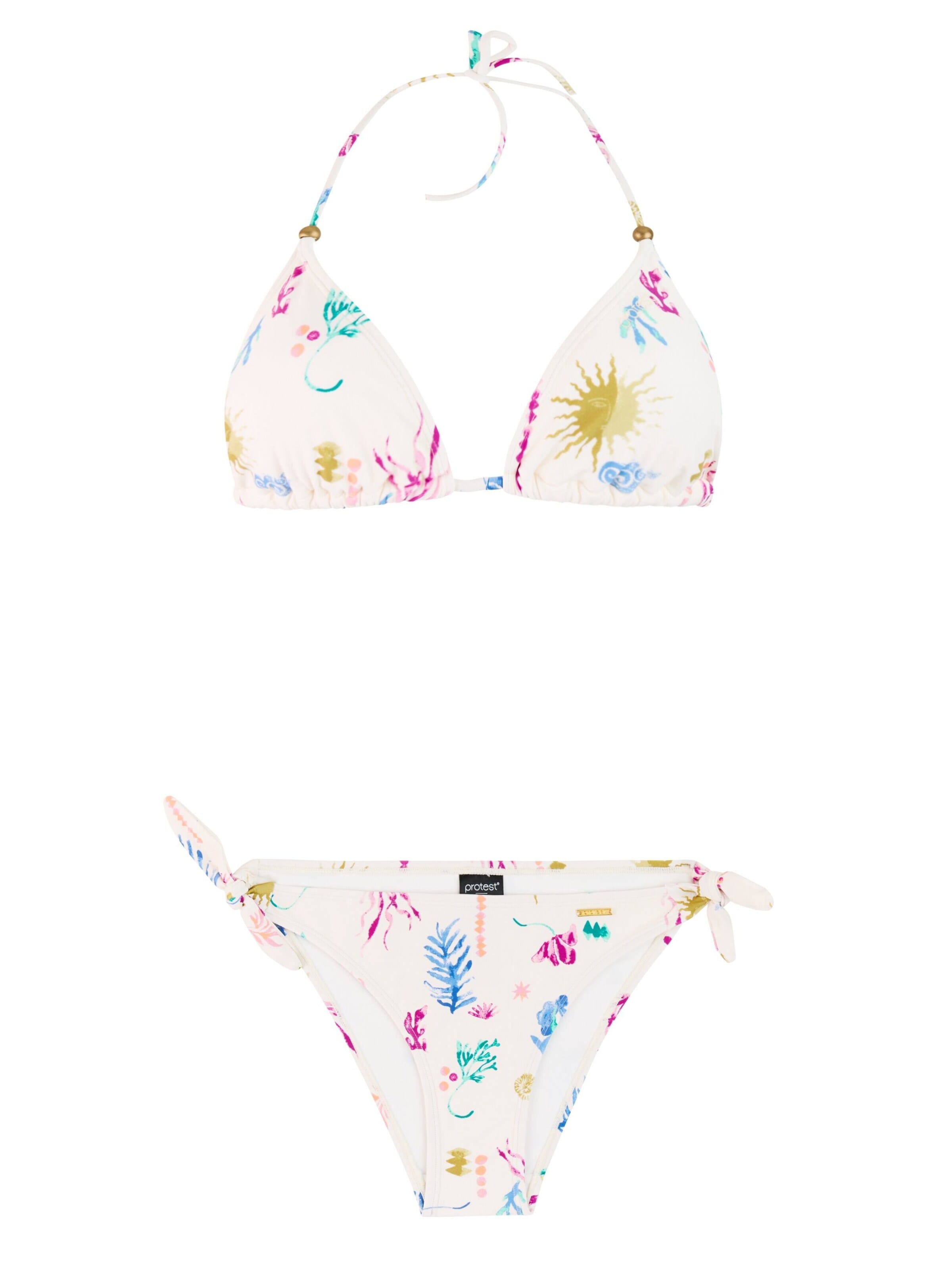 PROTEST Bikini 'PRTEmpty' en L/B en blanc, Vue avec produit
