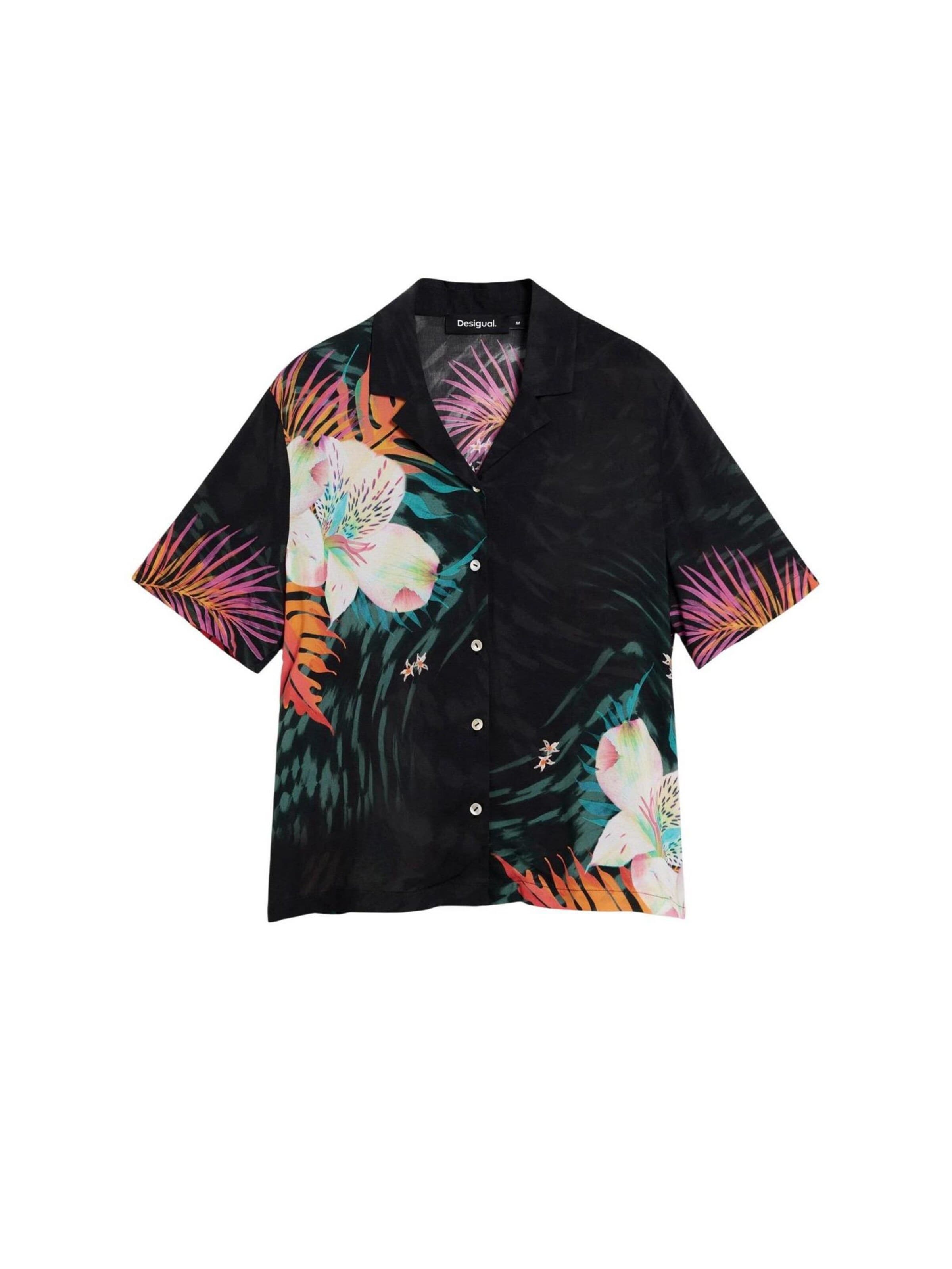 Camicia da donna 'CAM_SWIM-DAIKIRI' di Desigual in nero: frontale