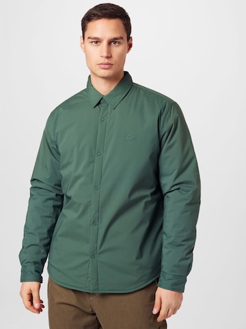 Veste mi-saison LACOSTE en vert : devant