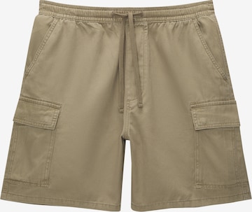 regular Pantaloni cargo di Pull&Bear in verde: frontale