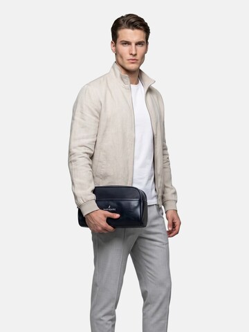 Pochette 'Pochette uomo Navigare con zip - Poliestere resistente' di Navigare in blu