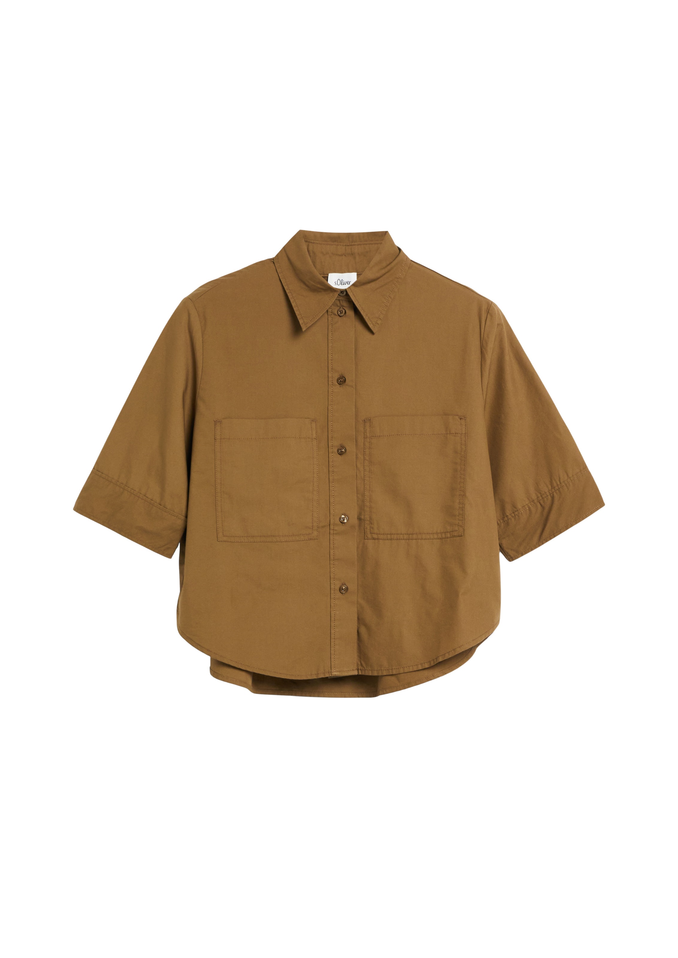 s.Oliver Bluse in Braun: Vorderseite