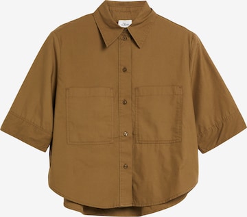s.Oliver Bluse in Braun: Vorderseite